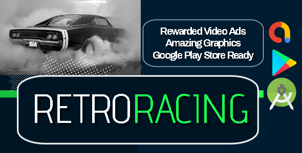 Retro Racing - Android Studio - AdMob Ads Reward Video icon