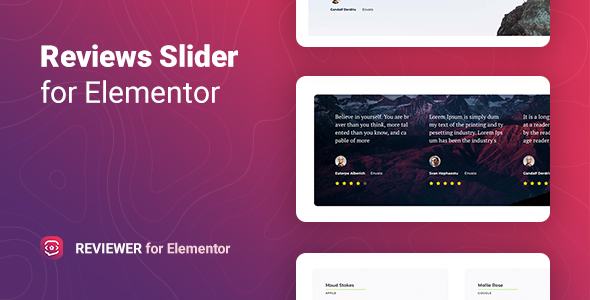 Reviewer – Reviews Slider for Elementor icon