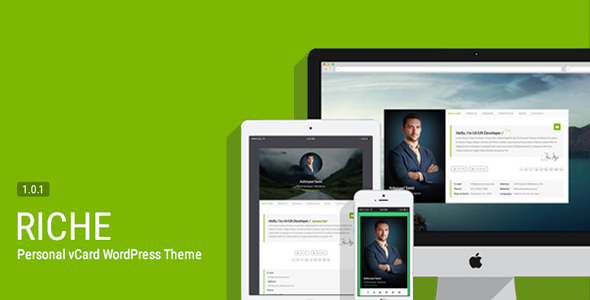 Riche - Personal vCard WordPress Theme icon