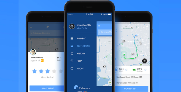 Ridemate - Ridesharing iOS App Template icon