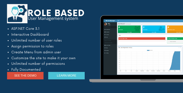 Role Based User Manager in ASP.NET Core 3.1