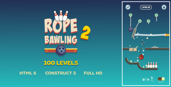 Rope Bawling 2 - HTML5 Game (Construct3) icon