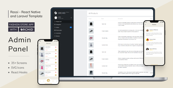 Rossi - Fashion Store App with Laravel Orchid Admin Panel | React Native CLI 0.70.6 icon