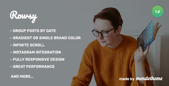 Rowsy - WordPress Blog Theme icon