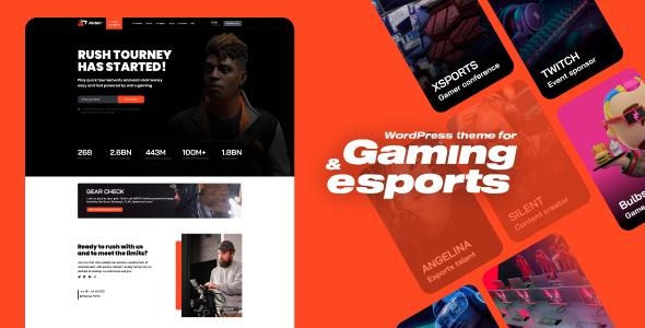 Rush - Esports & Gaming WordPress Theme icon
