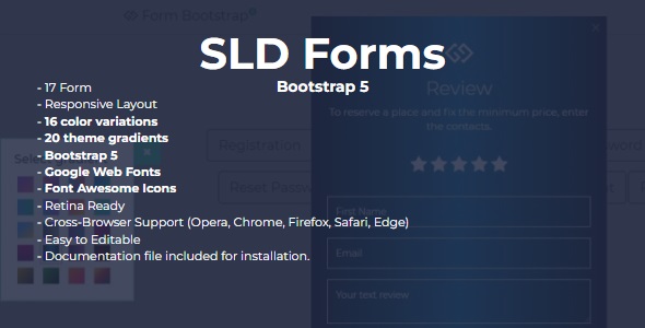 SLD Forms Bootstrap 5 icon