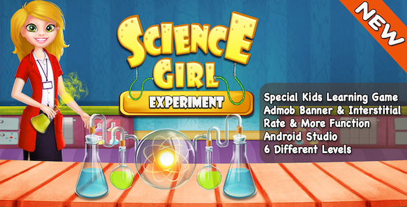 Science Girls Experiment + Best Games For Kids + Android icon