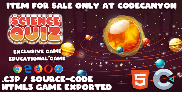 Science QUIZ HTML5 Game - With Construct 3 File icon
