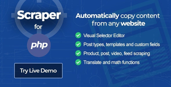 Scraper - Content Crawler PHP Edition icon