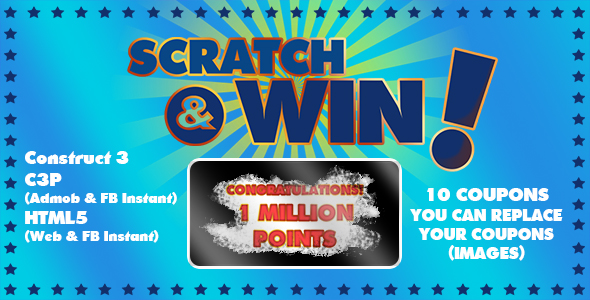 Scratch & Win Game (Construct 3 | C3P | HTML5) icon