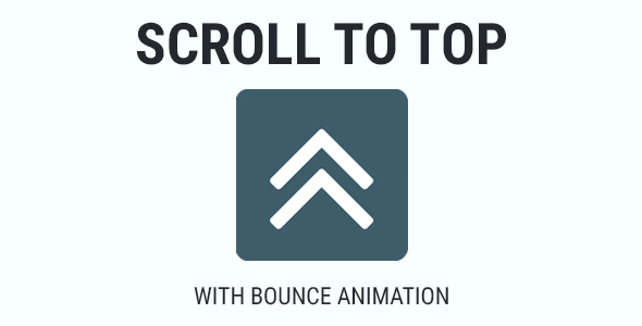 Scroll To Top - Bounce Animation icon