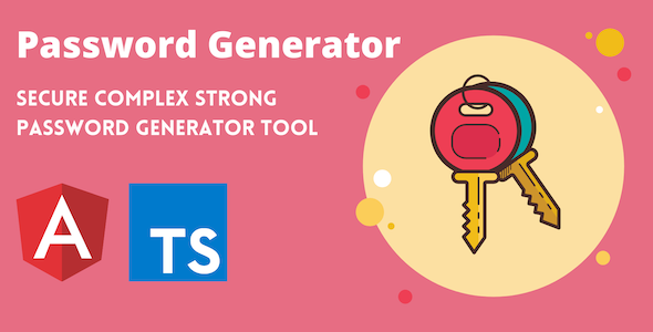 Secure Password Generator Tool Full Production Ready App (Angular 11 & Typescript) icon