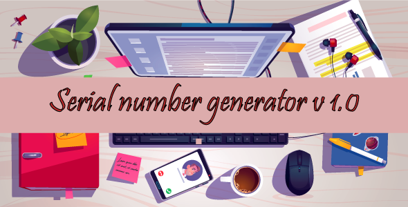 Serial number generator | Full c# source code icon
