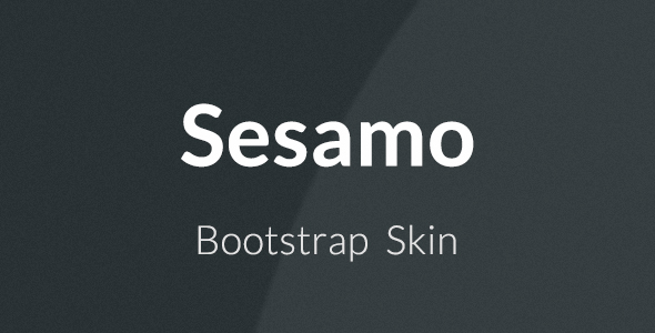 Sesamo - Bootstrap Skin    