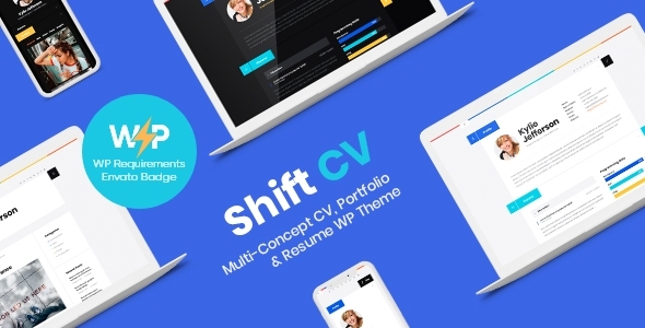 ShiftCV - Blog \ Resume \ Portfolio \ WordPress icon