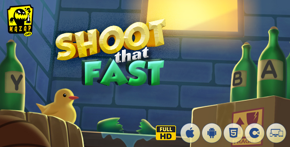 Shoot that Fast - Educational Fun Shooting (Construct Game) icon