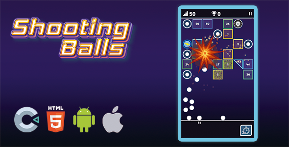 Shooting Balls - Construct 3, HTML5, Full Game, c3p icon