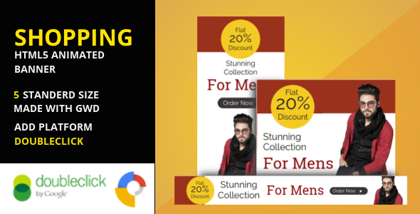 Shopping - Google Html Animated Banner 04 icon
