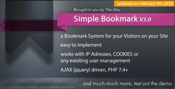 Simple Bookmark icon