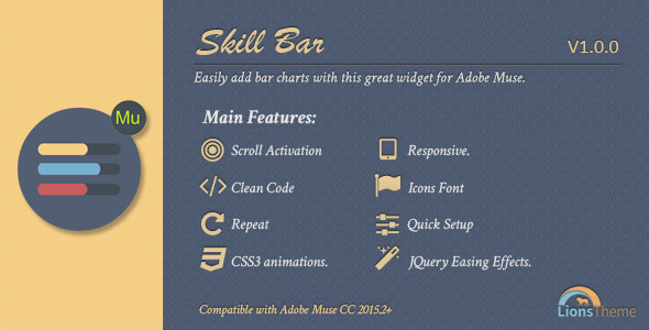 Skill Bar - Dynamic Graphics of Horizontal Bars. icon