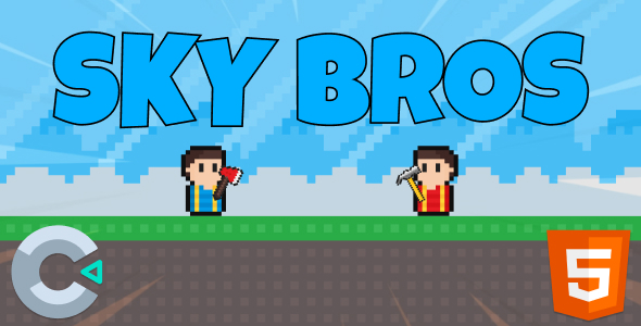 Sky Bros - Two Player - c3p HTML5 game icon