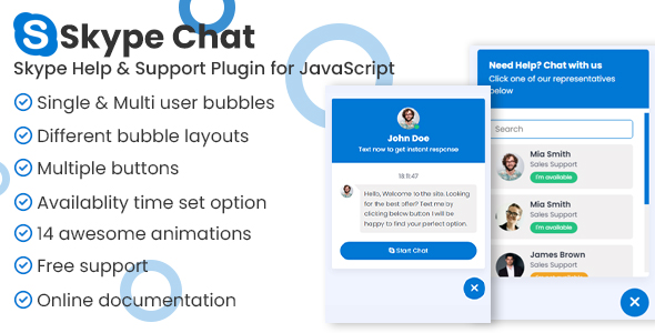 SkySupport - Skype Help & Support Plugin for JavaScript icon