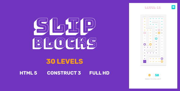 Slip Blocks - HTML5 Game (Construct3) icon