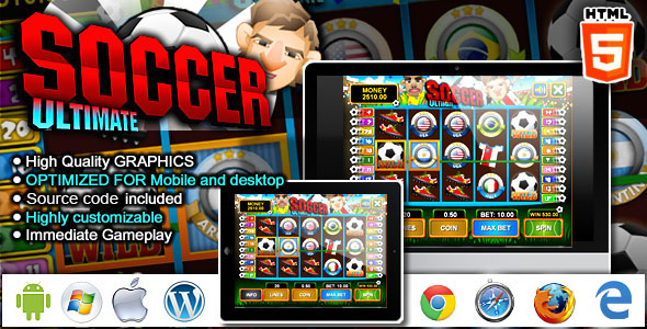 Slot Machine Ultimate Soccer - HTML5 Casino Game icon
