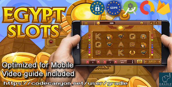 Slots Egypt (Admob + GDPR + Android Studio) icon