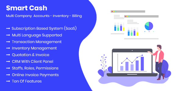 Smart Cash - Multi Company Accounts Billing & Inventory(SaaS) icon