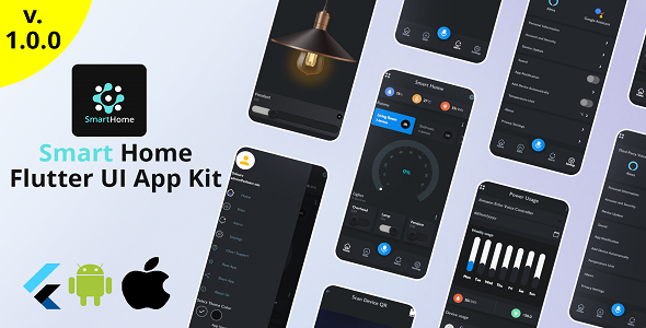 Smart Home: A Flutter UI App Kit