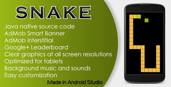 Snake Game with AdMob and Leaderboard icon