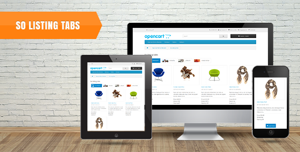 So Listing Tabs - Responsive OpenCart 4.x & OpenCart 3.x Module