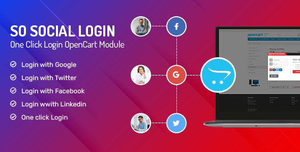 So Social Login - OpenCart 3 & 2.3, 2.2 Social Login Module icon