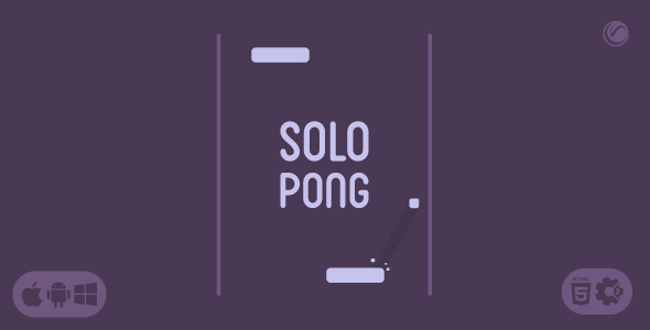 Solo Pong | HTML5 Construct Game icon