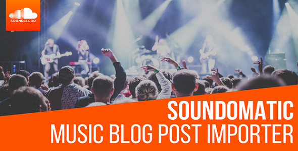 Soundomatic SoundCloud Automatic Post Generator Plugin for WordPress icon