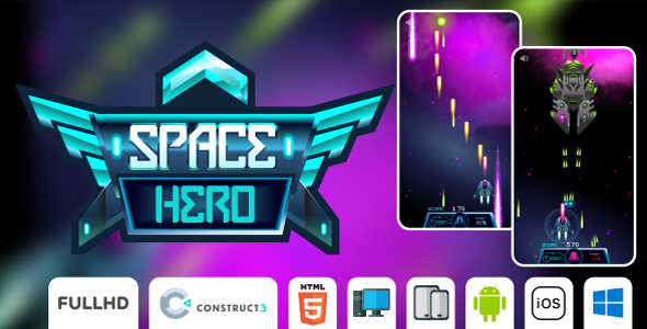 Space Hero - HTML5 Game (Construct3) icon
