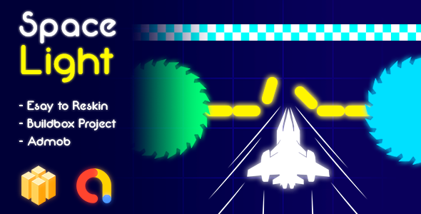 Space Light Game Template Buildbox + Admob icon