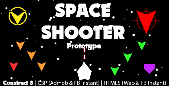 Space Shooter Prototype Game (Construct 3 | C3P | HTML5) Endless Game icon