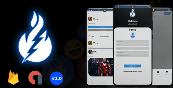 Spark - Android Mobile Social Network Platform icon