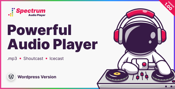 Spectrum Audio Player WordPress Plugin icon