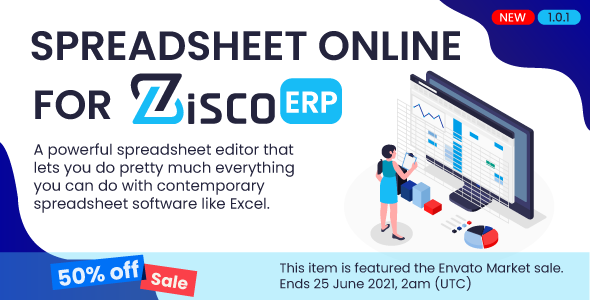 Spreadsheet online for ZiscorERP icon