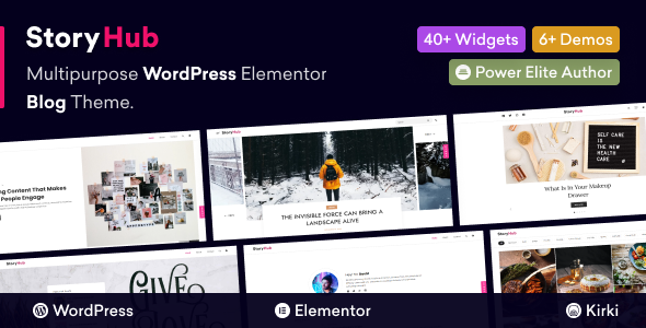 StoryHub - Multipurpose WordPress Elementor Blog Theme icon