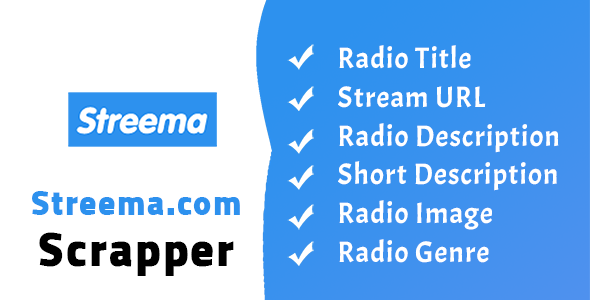 Streema.com Scraper : Radio Stations Extraction icon