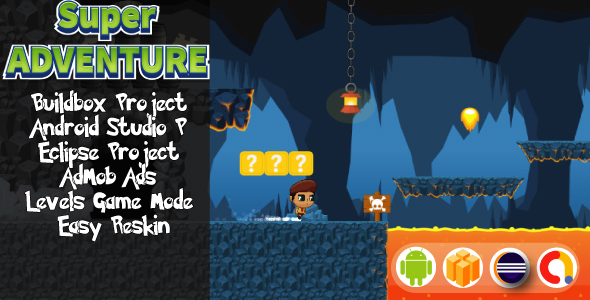 Super Adventure ( BuildBox Project + Admob + Bbdoc ) icon