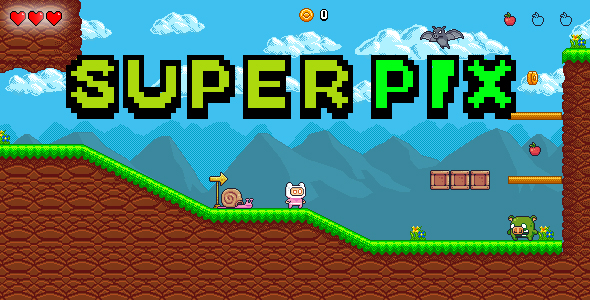 Super Pix - HTML 5 - Construct 3 Platform Game icon