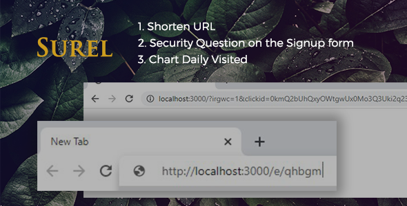 Surel - Shorten URL with Expressjs icon