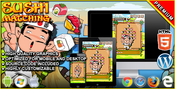 Sushi Matching - HTML5 Matching Game icon