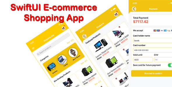 SwiftUI E-Commerce Shopping App Template icon