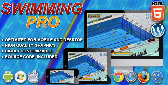 Swimming Pro - HTML5 Sport Game icon